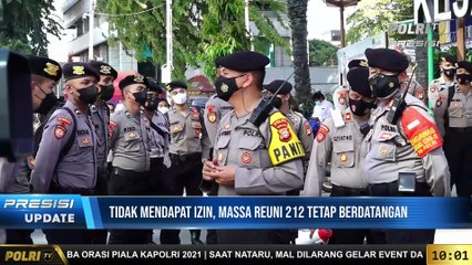 PRESISI Update 10.00 WIB LIVE Report Ada Massa Reuni 212, Lalu Lintas Kawasan Patung Kuda Dialihkan