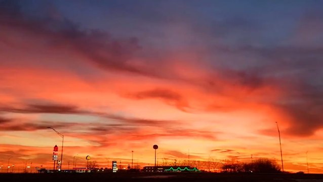 Gorgeous sunrises and sunsets kick off December across the country