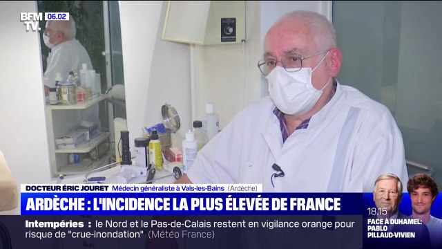 Covid: l'Ardèche est le département où le taux d'incidence est le plus élevé en France