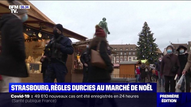 Covid-19: les mesures sanitaires durcies au marché de Noël de Strasbourg