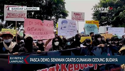 Sewa Gedung Taman Budaya Gratis, Usai Didemo