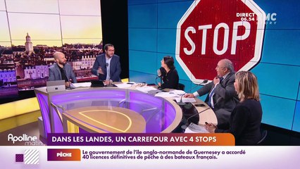 Les histoires de Charles Magnien  : Le carrefour de 4 stops dans les Landes - 02/12