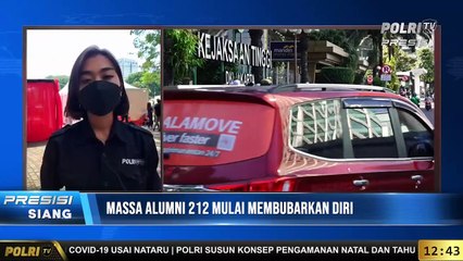 Live Report Anisa Fauziah - Massa Alumni 212 Mulai Membubarkan Diri