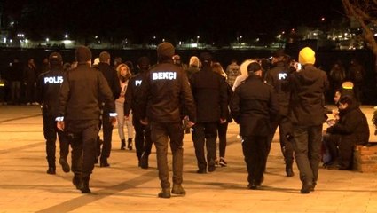 Beşiktaş'ta çiçekçi, seyyar satıcı ve dilencilere yönelik uygulama