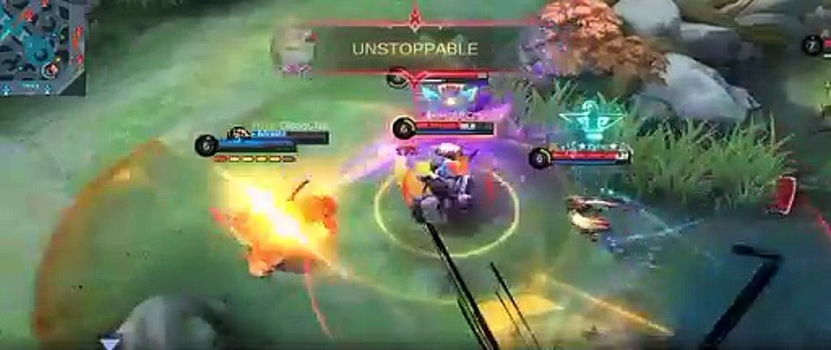 clashing