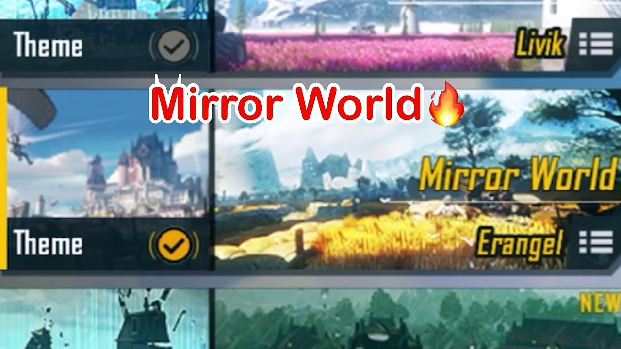 ALL PRO PLAYERS landed in MIRROR WORLDPUBG MOBILE