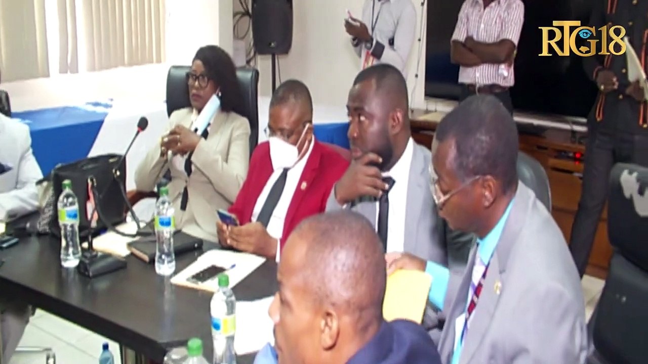 Rankontre Minis jistis la mèt Bertho Dorcé  ak 15 pami 18 komisè gouvènman nan tout peyi a.