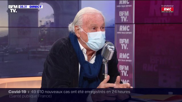 Jean-François Delfraissy, président du conseil scientifique: On est en plein dans le 5ème vague liée au variant Delta [...] elle est très rapide