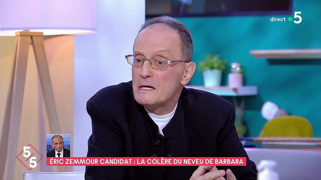 Le neveu de Barbara furieux dans "C à vous" contre Éric Zemmour qui a utilisé son image dans son clip de campagne: "Les frontières ont été dépassées!"