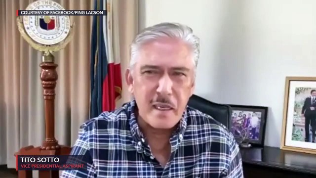 VP candidate Sotto on other bets: Issue-based discussions only