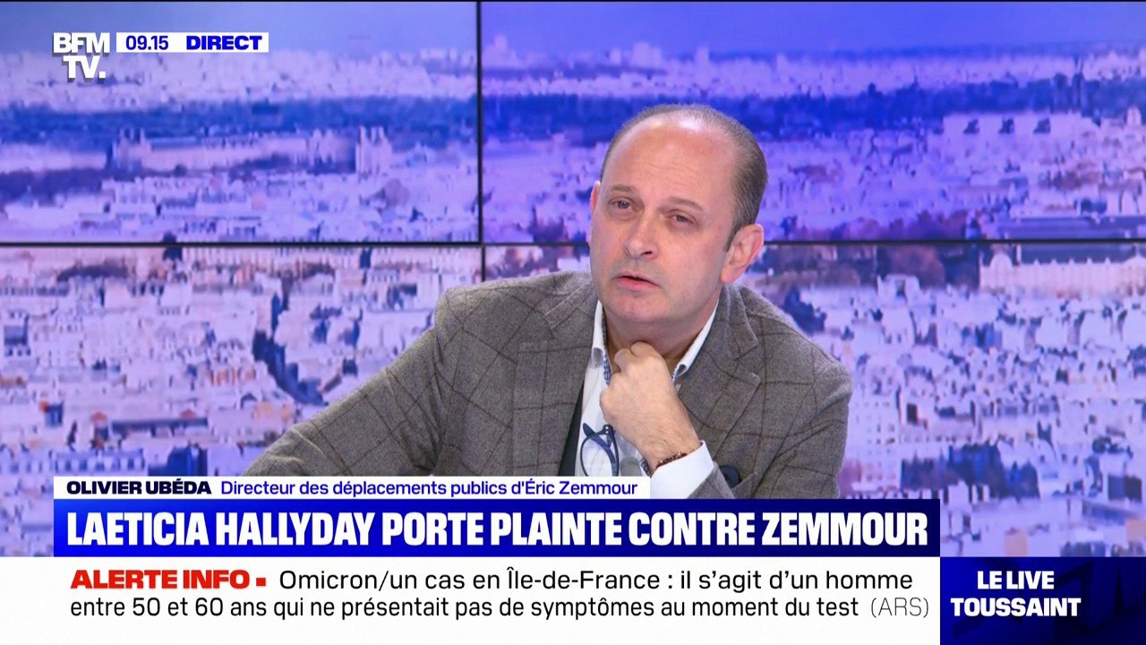 Olivier Ubéda sur la suppression d'images de la vidéo de candidature d'Éric Zemmour: "On est en train de travailler dessus (...) on fera les choses dans les règles"