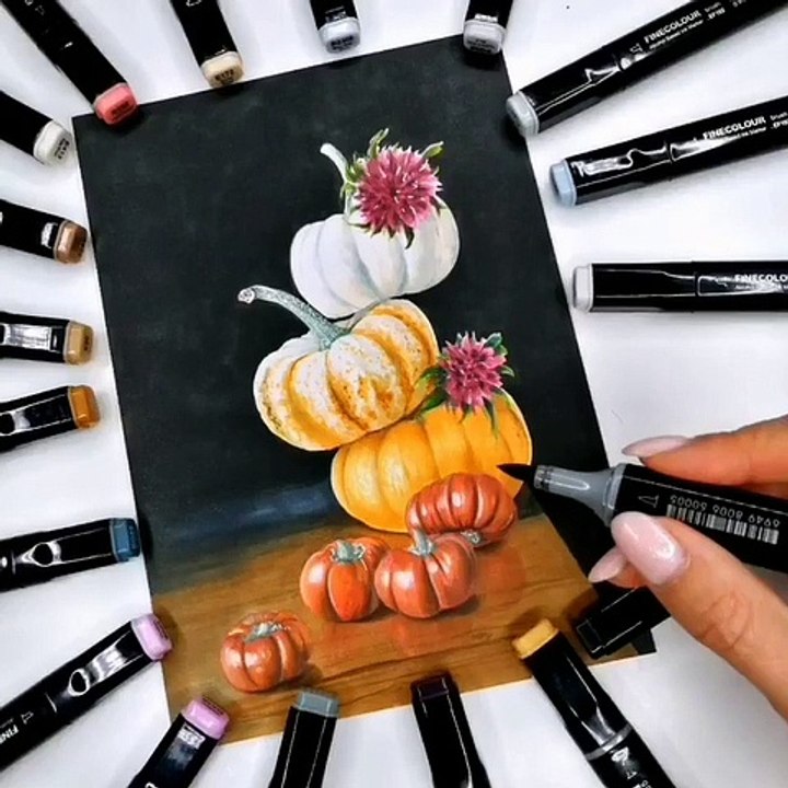 Watercolor & Sketch drawing.video.tutorials