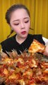 Yummy ASMR Chinese Mukbang Eating Spicy Braised Pork Belly, Pork Leg , Pork Ribs #5