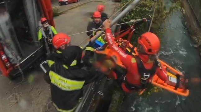Roma - Esercitazione nazionale dei Vigili del Fuoco (02.12.21)