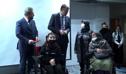 Öğrencilerin mavi hareketi engellilere umut oldu