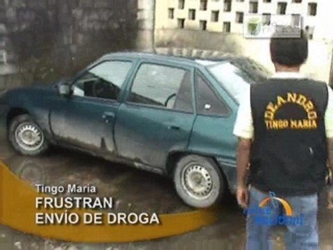 FRUSTRAN ENVÍO DE DROGA - TINGO MARÍA