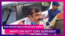 Bihar: Minister Jivesh Mishra Fumes After His Car Is Stopped, Wants On-Duty Cops Suspended