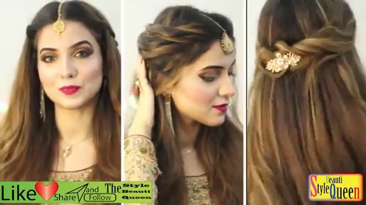 Wedding Hairstyles | bridal hairstyle | Super Easy Hairstyles | Party Hairstyle | date hairstyle