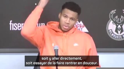 Bucks - Antetokounmpo revient sur le lay-up de la victoire