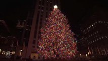 Encienden el arbol de Navidad de Rockefeller Center con 50.000 luces led y una estrella con 3 millones de cristales