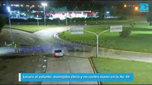 Locura al volante manejaba ebrio y en contra mano en la Av. 44