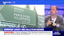 Olivier Ubéda évoque les raisons du changement de salle pour le premier meeting d'Éric Zemmour à Villepinte