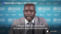 Virus: plus de 80% de l'Afrique n'est pas vaccinée (OMS)