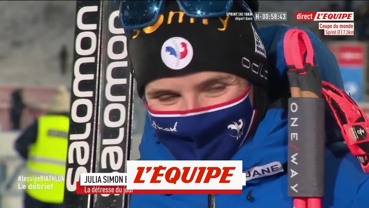 Julia Simon : « Je ne comprends pas » - Biathlon - CM (F)
