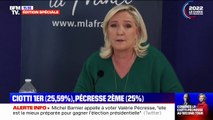 Pour Marine Le Pen, les résultats du premier tour du congrès LR sont 