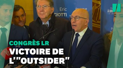 Descargar video: Au congrès LR, Éric Ciotti savoure sa victoire après le premier tour