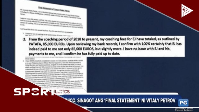 Philip Juico, sinagot ang final statement ni Vitaly Petrov