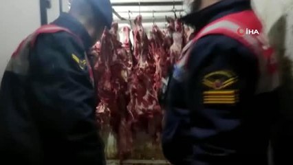 At eti kesen baba oğula bir ayda iki kez jandarma operasyonu