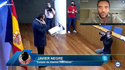 Javier Negre: Lamentable situación en la sala de prensa del Congreso, la izquierda la toma por completo