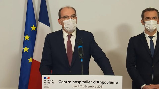 Déclaration du Premier ministre depuis le centre hospitalier d'Angoulême