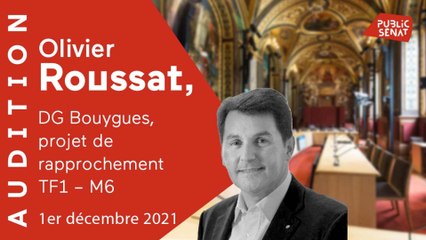 Fusion TF1/M6 : le directeur général du groupe Bouygues auditionné au Sénat (01/12)