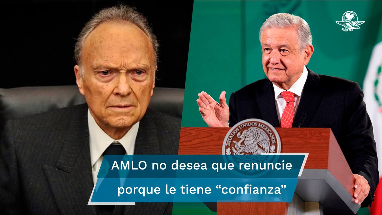 “Yo no deseo que renuncie” Gertz Manero: AMLO; es un buen fiscal, dice