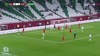 اهداف مباراة الاردن و السعودية 1-0 كاس العرب 2021