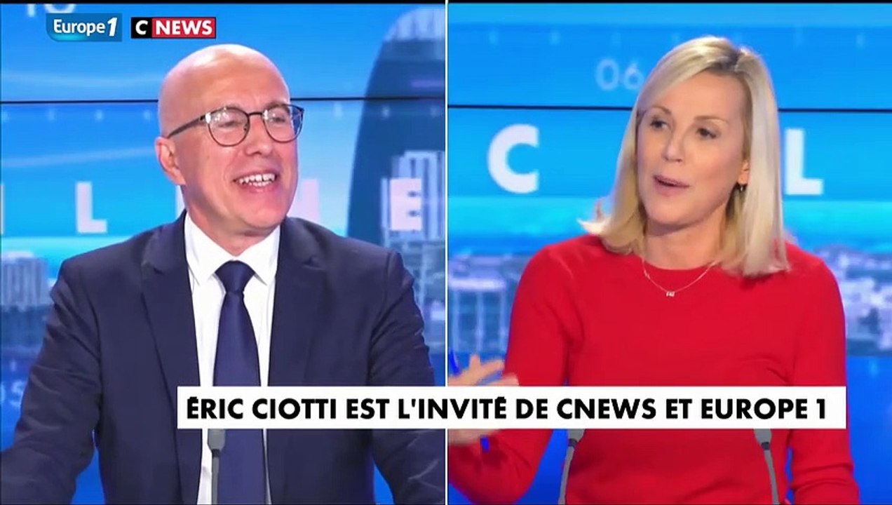 Congrès LR : la réaction d'Eric Ciotti, arrivé en tête