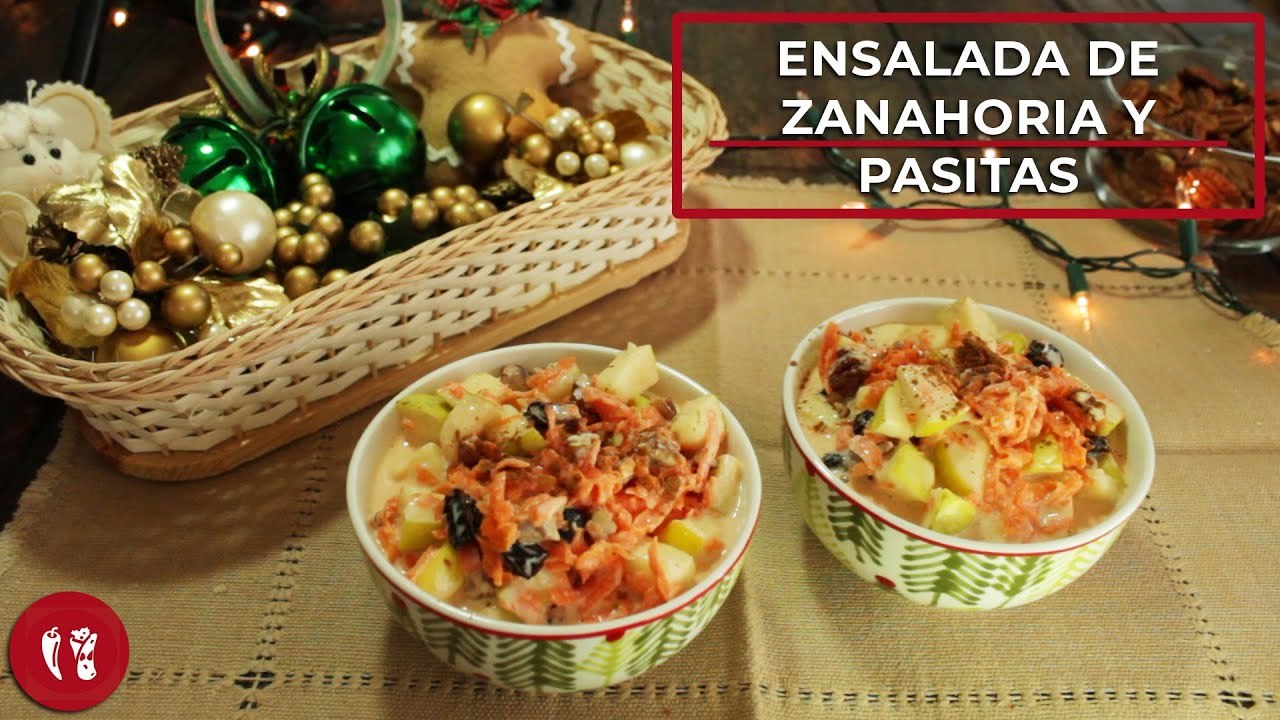 Ensalada dulce de zanahoria con pasitas | Receta fácil | Directo al Paladar México