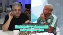 QUE RESENHA! Deyverson contou a repercussão depois da invasão de campo no gol de Dudu contra o Atlético-MG, na semifinal da Libertadores: 