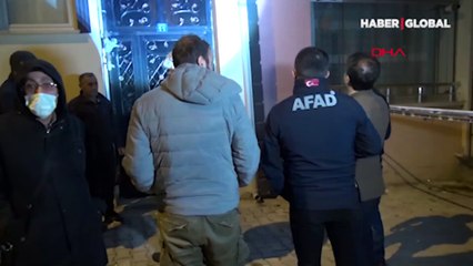 İnşaat temeli kazılırken hasar gören iki binadaki 48 kişi tahliye edildi