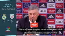 Ancelotti: “Courtois einer der besten Torhüter”