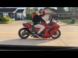 Corgi With Cape and Goggles Loves Motorcycle Rides