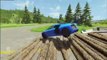 Cars vs BİG LOGS #2 Car Truck Crashes - BeamNg Drive