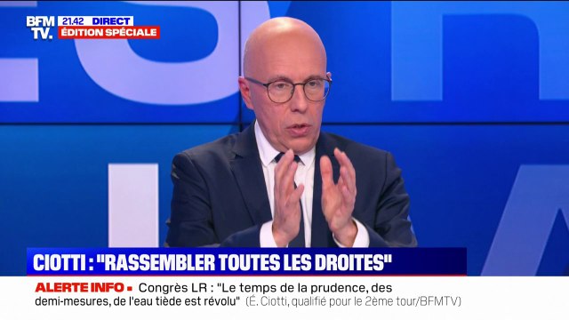 Éric Ciotti: Si nous avons eu des difficultés, c'est que nous sommes pas allés suffisamment à droite