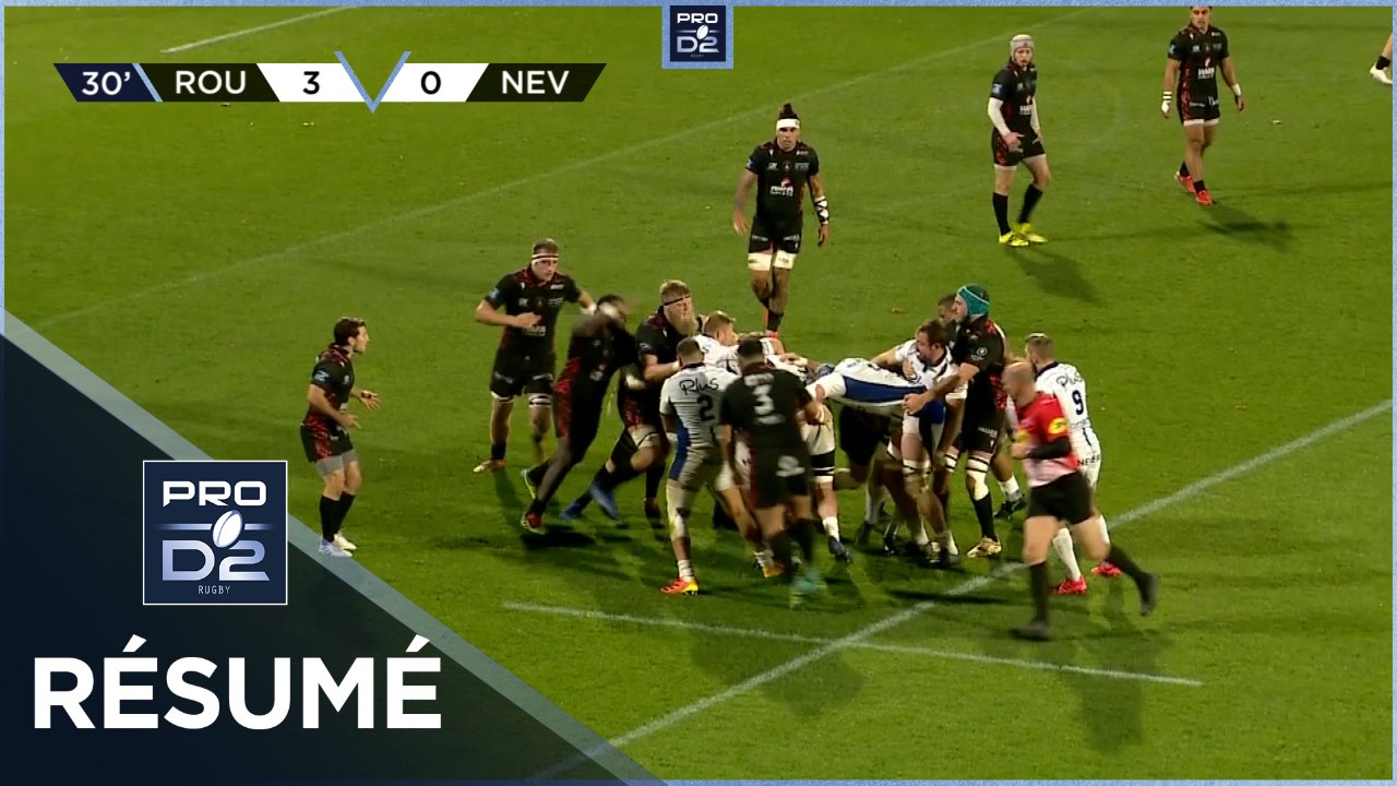 PRO D2 - Résumé Rouen Normandie Rugby-USON Nevers: 8-23 - J13 - Saison 2021/2022