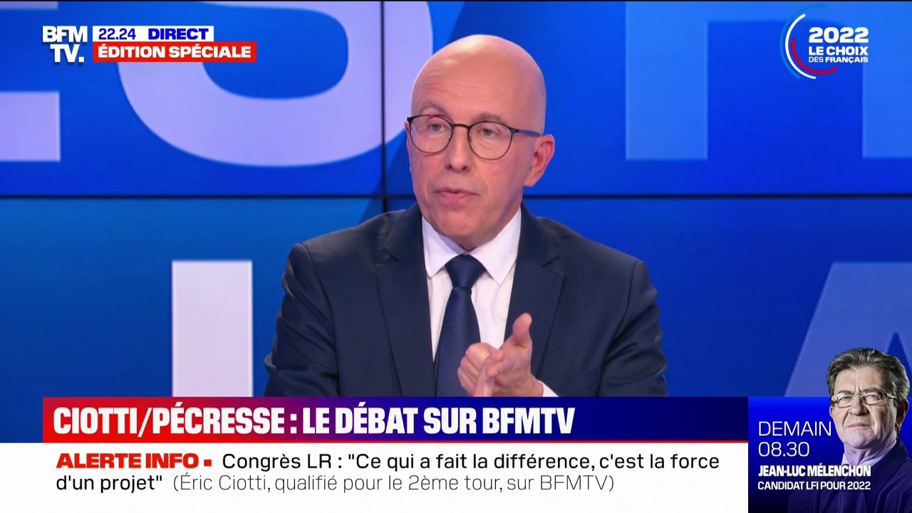 Éric Ciotti: "Il faut simultanément baisser les dépenses publiques et préalablement baisser les impôts"