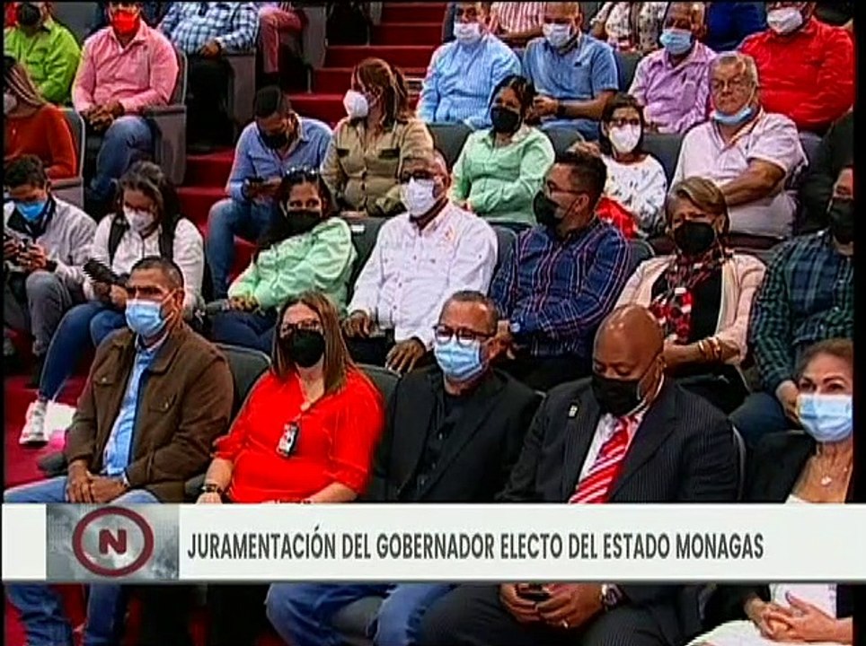 Entérate | Así fue la juramentación del  Gobernador electo del Estado Monagas,  Ernesto Luna