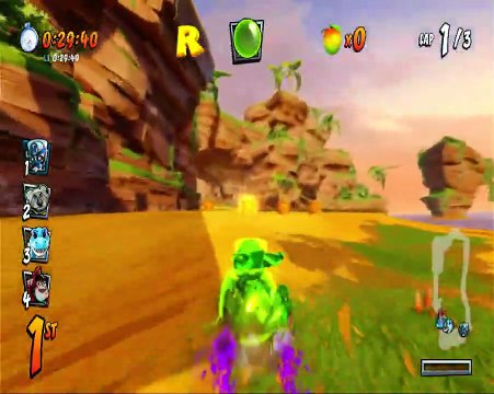 Crash Cove CTR Challenge Nintendo Switch Gameplay - Crash Team Racing Nitro-Fueled
