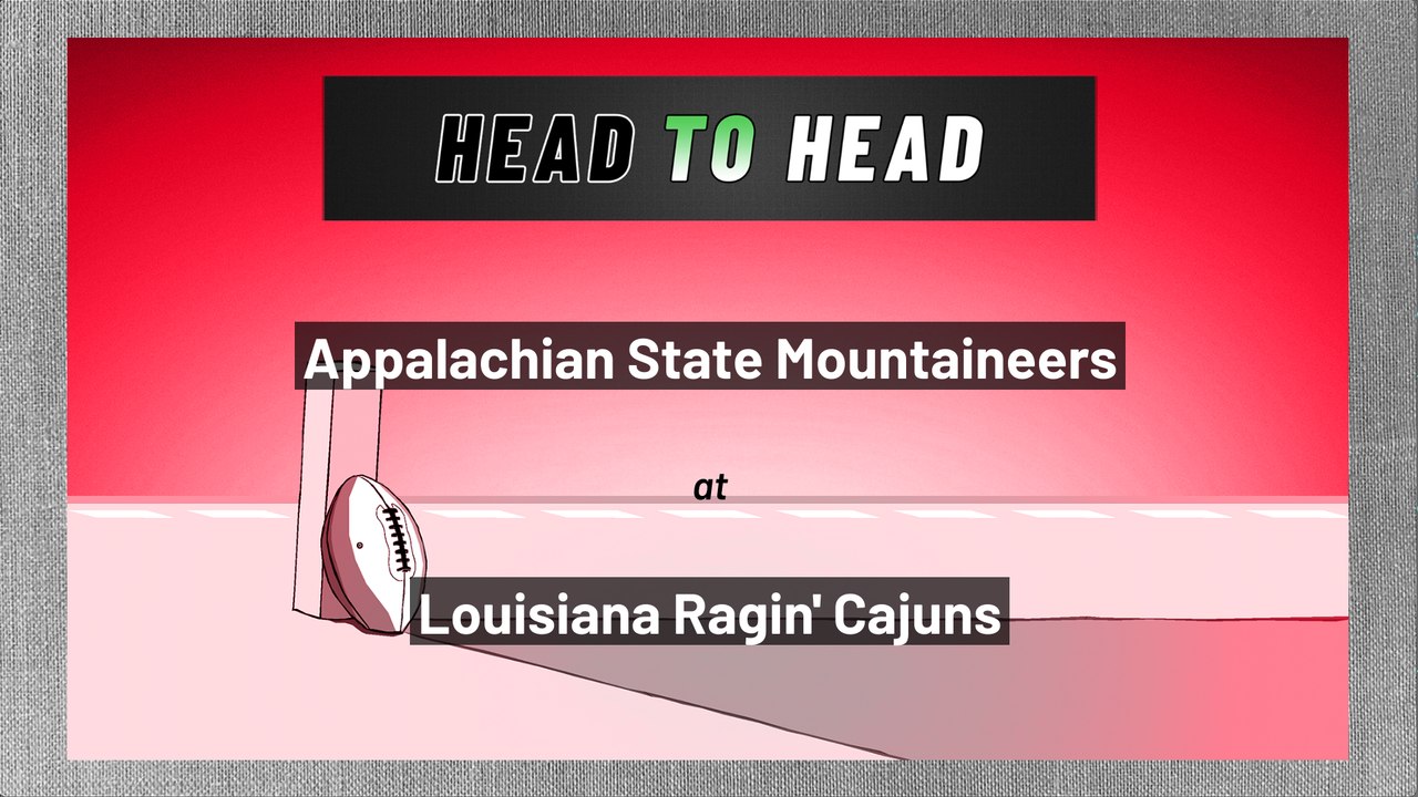 Appalachian State Mountaineers at Louisiana Ragin' Cajuns: Spread